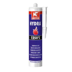 Vuurvaste afdichtingskit / kachelkit Hydra koker a 310ml. 600gram