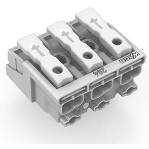 Kroonklem Drukknop extern z. PE-contact wit 294-4003 VVE=500