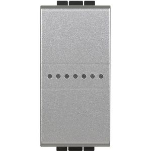 Schakelaar-dimmer WN met nul Tech 1 module Livinglight