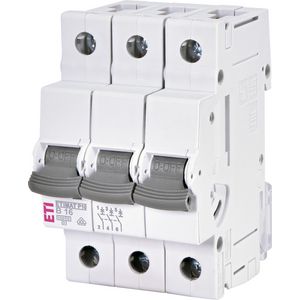 Installatieautomaat ETIMAT P10 B-karakteristiek 16A 3 mod. 3-polig 10kA 1901310