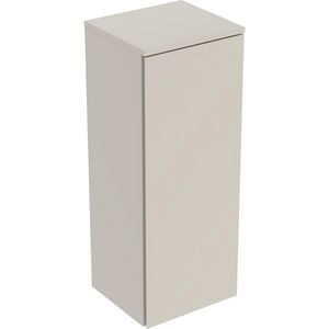 Half hoge kast 1 deur: 33x85x29.7cm zandgrijs / gelakt zijdemat