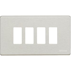 Afdekplaat Magic 4 modulen Aluminium VVE=5