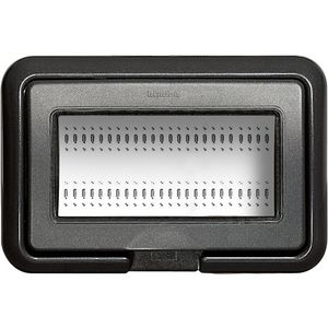 Deksel spatwaterdicht Idrobox 4 modulen antraciet