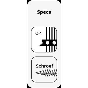 Bandschroeven gefosfateerd gipsplaat fijne draad 25mm VVE=1000