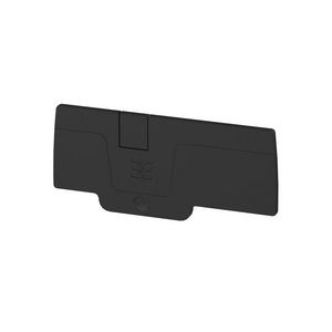 Afsluit- eindplaat zwart h:71.9mm b:2.1mm V-0 Wem VVE=20