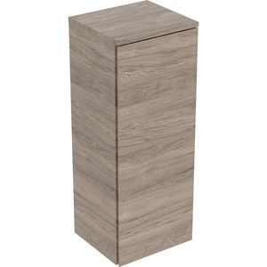 Half hoge kast 1 deur: 33x85x29.7cm walnoot hickory / Melamine houtstructuur