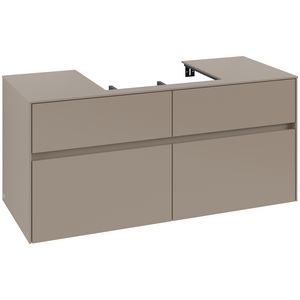 Wastafelonderkast Collaro 1200x548x500mm Taupe C081B0VM