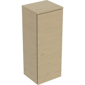 Half hoge kast 1 deur: 33x85x29.7cm eik naturel / Melamine houtstructuur