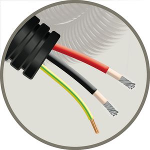 Rol a 100m. Buis Solflex 25mm/SolAR 2X6 RZ 1G6 H07Z1-K/R100
