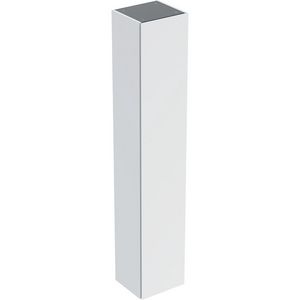 Hoge kast 1 deur: 33x180x29.8cm wit / gelakt zijdemat