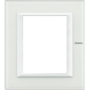 Afdekraam White Glas recht 3 + 3 modulen Axolute