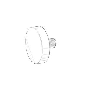 Afdekplaat 12,5x8mm chr