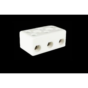 Lichtklem 3-polig wit schroefmontage VVE=25