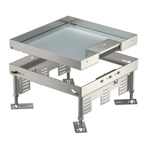 Vierkante cassette snoeruitgang 243x243mm rvs A2 1 7409218
