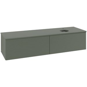 Wastafelonderkast Antao 1600x360x500mm L.Green Matt Lacquer K38150HL