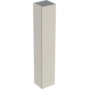 Hoge kast 1 deur: 33x180x29.8cm zandgrijs / gelakt zijdemat