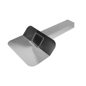 Kiezelbak alu. gesloten 45° 60x100mm L=200mm VVE=12