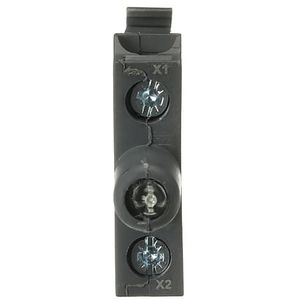 Verlichtingselement met LED groen bodem montage 110-130V AC
