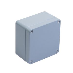 Schakelkast leeg aluminium 140x140x81mm Powder-coate