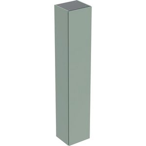 Hoge kast 1 deur: 33x180x29.8cm saliegroen / gelakt zijdemat