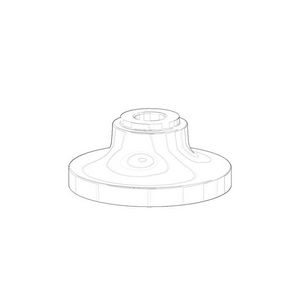 Rozet 58x25,5mm Champagne (22kt Goud)