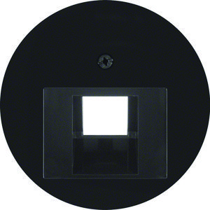 Centraaldeel RJ-datacontactdoos 1-v met 45gr.-uitgang, R.1/R