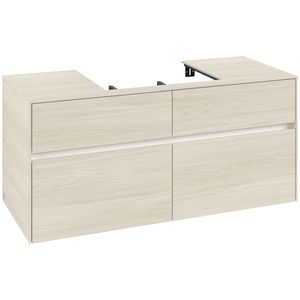 Wastafelonderkast Collaro 1200x548x500mm White Oak C081B0AA