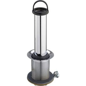 Standpijp Met Plug 1 1/2x70x40x120 messing/verchroomd VVE=25