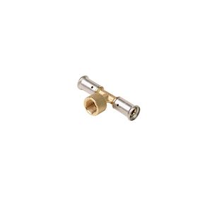 T-koppeling verlopend persaansluiting 13P 20x3/4"bn.dr. x20mm messing VVE=30