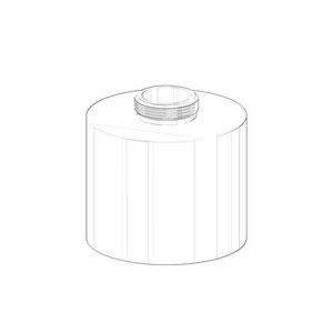 Pompje Opname, staand 60x49mm chr