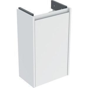 Onderkast voor fontein 1 deur kleine sprong: 35.8x60.6x22.5cm Breedte wastafel=40cm wit / gelakt zijdemat