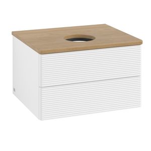 Wastafelonderkast Antao 600x360x500mm White Matt Lacquer K18111MT