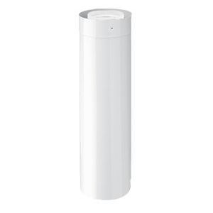 Onderdaks verlengpijp AL 100/150 L=1000 wit