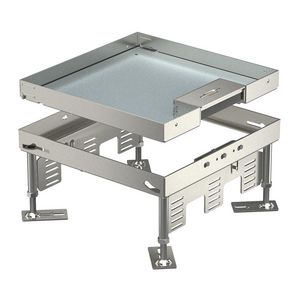 Vierkante cassette snoeruitgang 243x243mm rvs A2 1 7409220