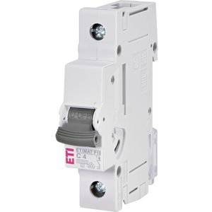 Installatieautomaat ETIMAT P10 C-karakteristiek 4A 1 mod. 1-polig 10kA 1901026