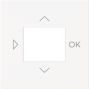 Centraalplaat voor timer/CO2/thermostaat art-matwit (6435-44M)