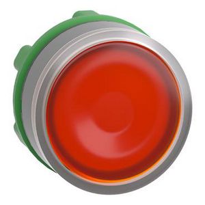 yellow flush illum pushbutton head for integRALLED cp grey