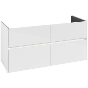 Wastafelonderkast Collaro 1261x610x480mm Glossy White C147B0DH