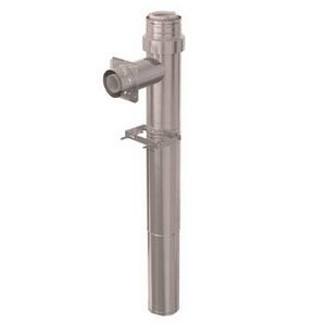Rolux Buitenwandsysteem Etage-T Conc PP/RVS 110/160 - 80/125