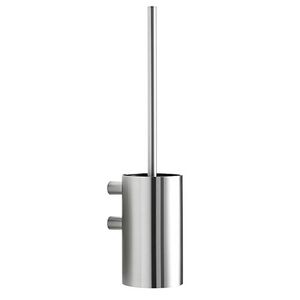 Toiletborstelgarnituur voor wandmontage 115x85x380 mm RVS