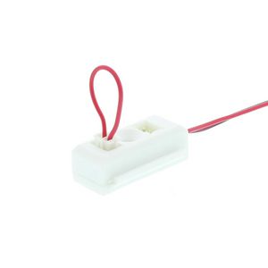 Connectorkabel 2-polige inclusief een jumper 2mtr. kabel