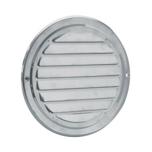RVS schoepenrooster+aansluitbus Ø160mm