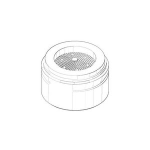 Perlator Laminaire straal M24x1 chr
