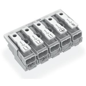 Kroonklem Drukknop extern wit 294-4095/5026-000 VVE=250