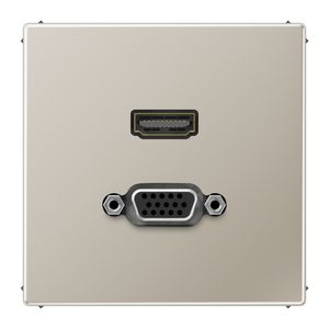 Afdekking edelstaal voor HDMI/VGA LS