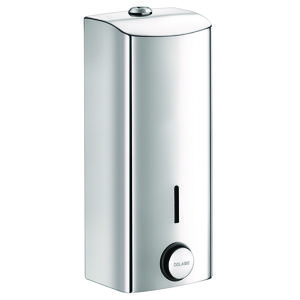 Zeepdispenser 1000ml. RVS 304 glans gepol. vandaalbestendig