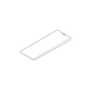 Greep v. badkuip staand Hendel 52x8x145mm Champagne