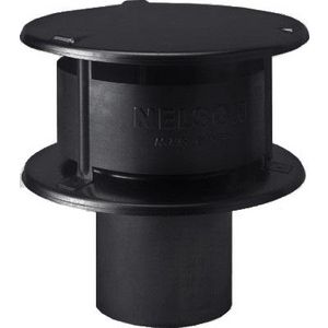 Schoorsteenkap Nelson AL zwart 110mm