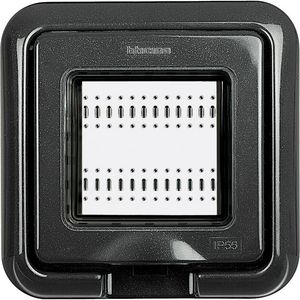 Deksel Idrobox IP55 2 modulen grijs