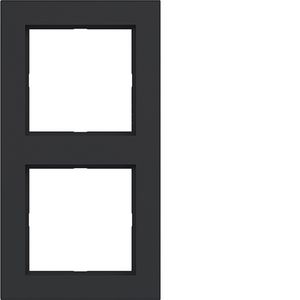 Afdekraam 2-voudig A.1 nachtzwart mat